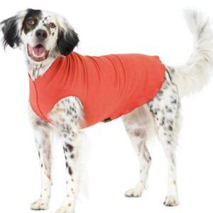 NWT GoldPaw DOG Fleece Sweater STRETCH JACKET COAT - ORANGE PAPRIKA LARGE 26